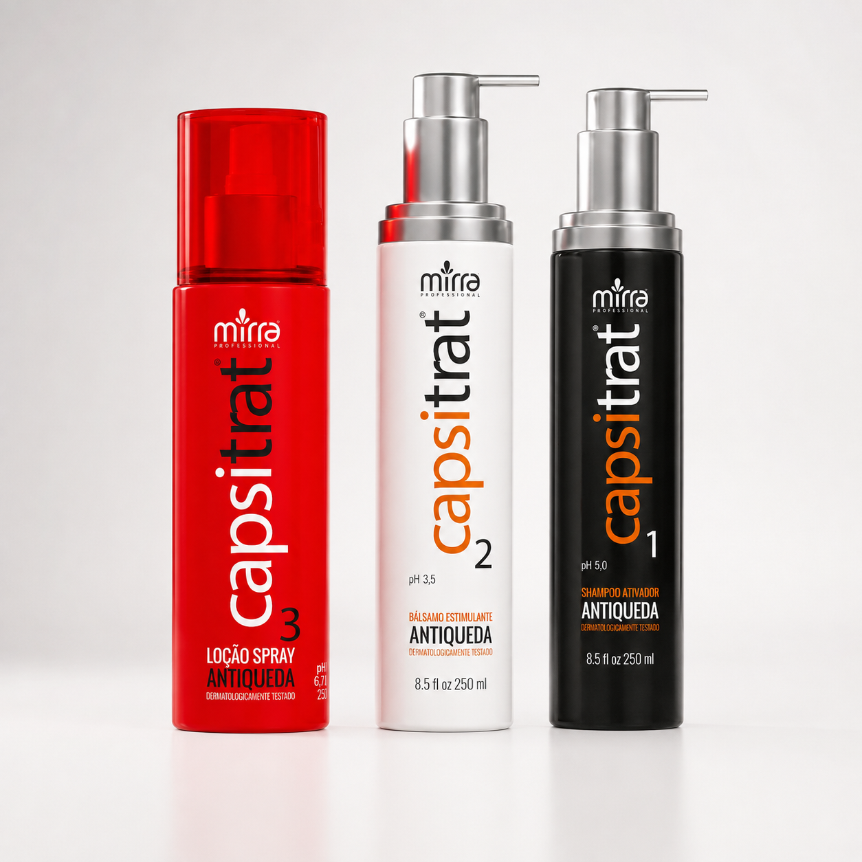 Mirra Kit Capsitrat Anti Queda - Shampoo + Balm + Lotion