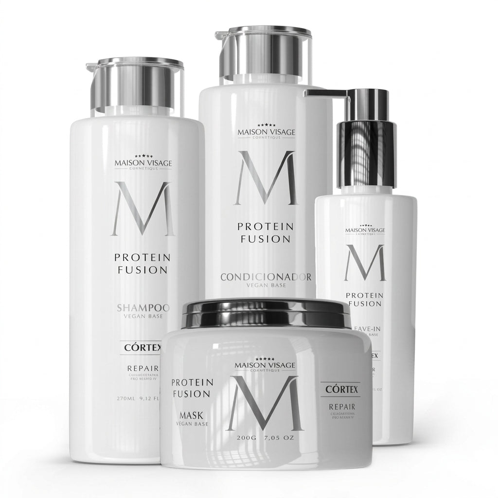 MVC Kit Protein Fusion Shampoo 270ml + Condicionador 270ml + Mascara 200g + Leave-In 140ml