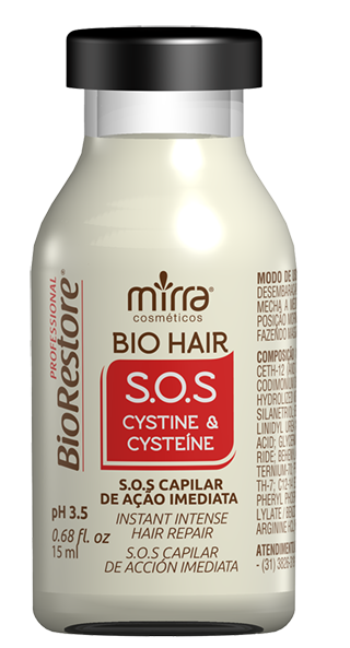 Mirra SOS Cystine Cysteine Ampoule 15ml - Box of 10